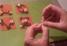 Քվիլլինգ։ Տեսադաս 4. սովորենք պատրաստել վարդ և տերևներ