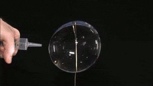 A Demonstration of Water in Zero Gravity