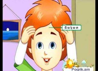 Սովորում ենք մարմնի մասերը