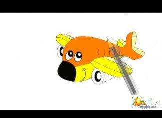 Սովորում ենք գույները։ Ներկում ենք ինքնաթիռը։