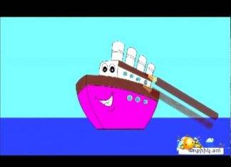 Սովորում ենք գույները։ Ներկում ենք շոգենավը