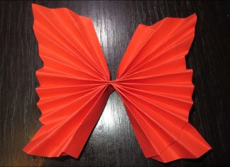 Թիթեռ օրիգամի տեխնոլոգիայով