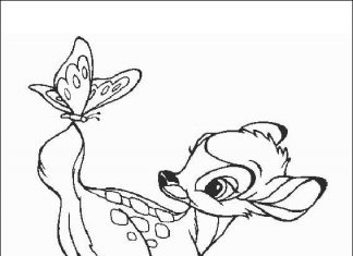 «Բեմբի» հեքիաթի ներկելու պատկերներ