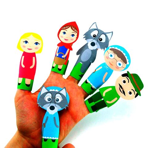 «Կարմիր Գլխարկը» տիկնիկային թատրոն մատիկների վրա